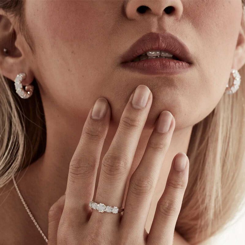 Stolen Girlfriends Club Halo Cluster Ring image number 1